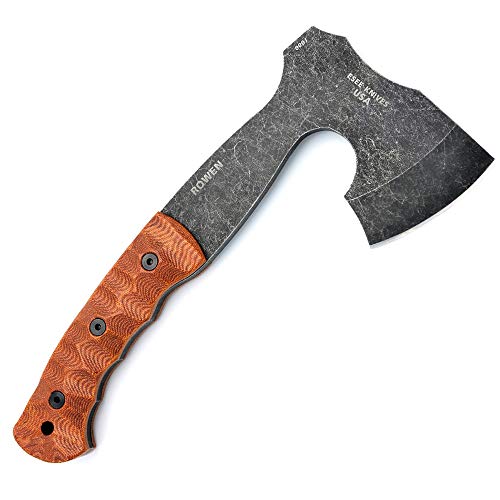 ESEE Knives James Gibson Camping Bushcraft Axe - Leather Sheath - Made in USA