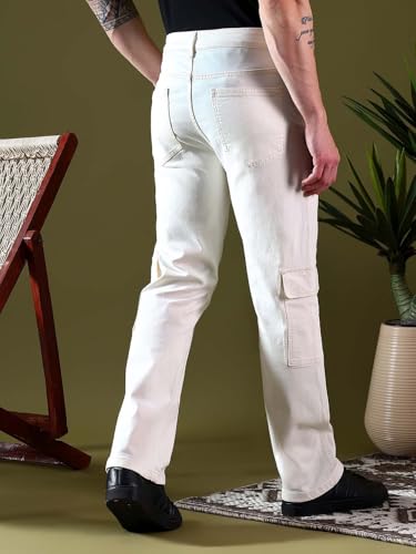 Image of KOTTY Men Mid Rise Straight Jeans