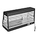 VEVOR 3-Tier Commercial Food Warmer Display, 1500W Food Display Warmer with Light, Adjustable Shelf and Temperature Display, 86℉~185℉ Steam Heating, 180L for Hamburger, Pizza, Bread, Fried Chicken