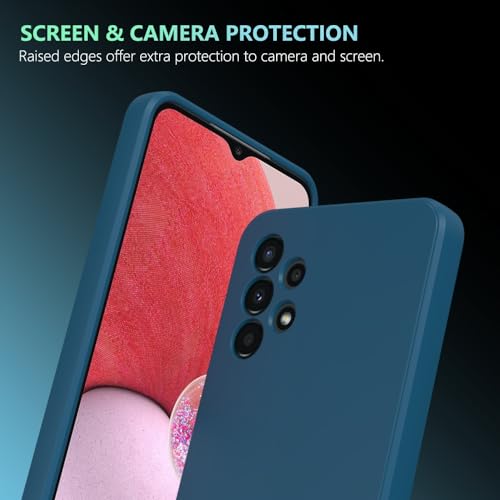 Image of for Samsung Galaxy A13 4G Case Dark Blue, Scratch Resistant with Soft Touch, Slim Thin Phone Cover for Samsung Galaxy A13 4G