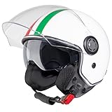 vinz jethelm rollerhelm Inklusive praktischer Helmtasche: Der VINZ Varese wird mit einer praktischen Helmtasche geliefert, die den Helm während des Transports und der Aufbewahrung schützt. Dies verlängert die Lebensdauer des Helms und sorgt dafür, dass er immer wie neu aussieht.