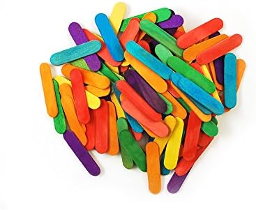 Multicraft Imports Mini Craft Sticks-Colored 2.6" 120/Pkg image 4