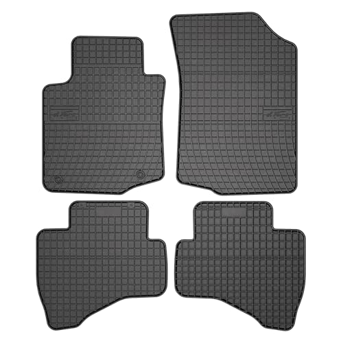 Tapis de voiture pour Toyota Aygo I 2005-2014 - Set de 4 tapis de sol en caoutchouc sur mesure