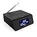 Produktbild sky vision Radiowecker DAB 20 S - Funk Radiowecker digital, Radiowecker Funk, DAB Radio Wecker mit Funkuhr (DAB+, FM UKW, Weckfunktion), Funk Radio Wecker Digital, schwarz