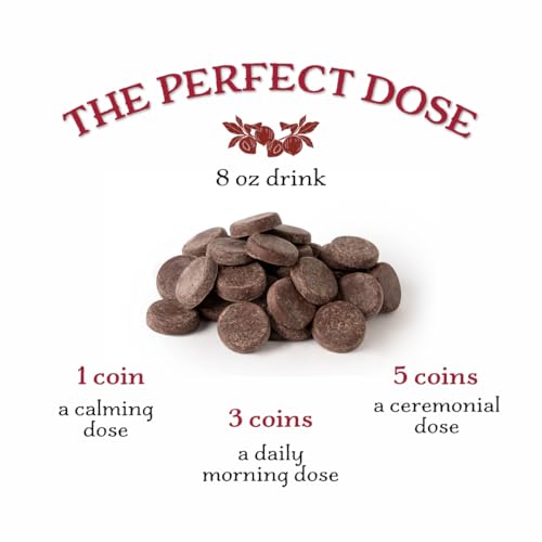 Cacao Adventures Ceremonial Grade Cacao 1lb | 100% Pure Cacao | Dairy & Vegan Free | Unsweetened | Vegan Peruvian Cacao (1 Lb)