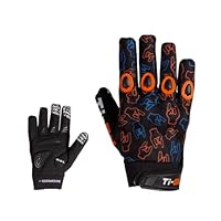Ti-GO Kids Padded Cycling MTB BMX Gloves Finger Protection - Breathable Hand Protector - Biking Safety Gear for Fingers, Knuckles - Sports Glove for Children (2-3)