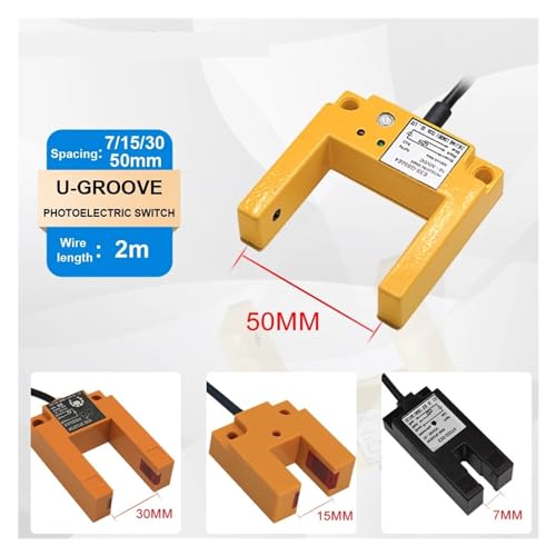 Sensor infrarrojo tipo ranura E3S-GS50 para conteo de piezas 3