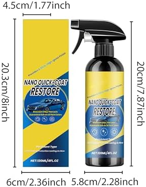 Gyonwt 2PCS Nano Quick-Coat Restore, Quick Coat Restore Coating Spray, Advanced Automobile Quick-Acting Coating Agent, Multi-Functional Coatings Renewal Agent Spray with Dust Proof for Car — view 6