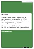 Produktionsorientierte Annäherung an ein expressionistisches Gedicht von Alfred Wolfenstein - "Städter" in der Sekundarstufe I eines Gymnasiums (7. Klasse): ... Gedicht / Stadtgedichte / Expressionismus