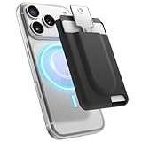 【elago】 MagSafe 対応 カードケース 鍵 収納 可能 マグセーフ 磁気防止 カード 収納 ポケット シリコン 製 薄型 カード入れ マグネット 内蔵 カードホルダー [ 各種 iPhone/スマホ/スマートフォン 対応 ] KEY STORAGE CARD POCKET ブラック