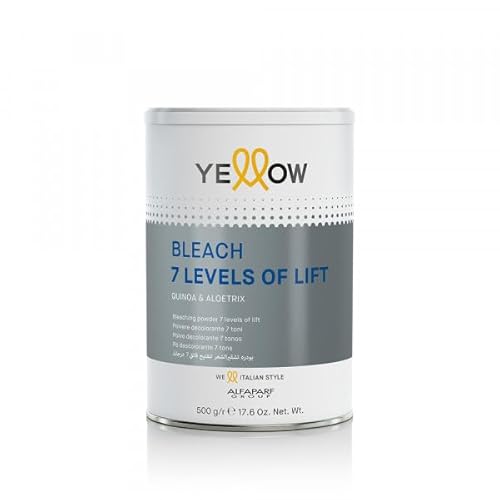 Yellow Scalp bleach 7 levels of lift purple pigments 500g