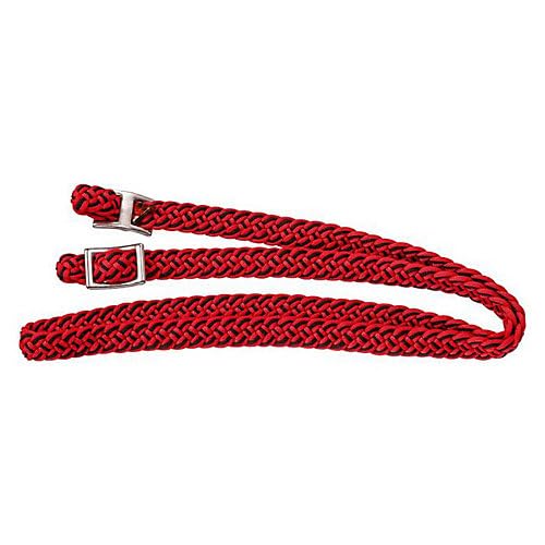 Tough 1 Mini Poly Contest Reins 3/4inx5ft Red/Black