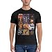 Sepulturas Men's Shirt Top Fashion Casual Breathable Cotton Short Sleeve T-Shirt Fashion Cool Custom T-Shirt Top Black Medium