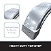 Heavy-Duty Silver Plastic Fenders 8–12