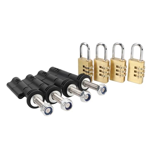 Traction Board Mounting Pin Set Traction Board Mounting Pin Kit For locking against theft Fits MaxTrax MKII Recovery Traction Boards (With Password Lock)