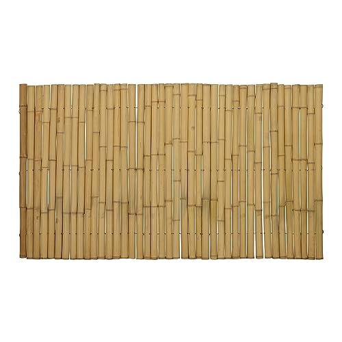 DE-COmmerce® Sichtschutz aus Bambus BARU Halbschalenzaun Gartenzaun Windschutz Zaun Bambusmatte – Bild 3