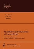 Quantum Electrodynamics of Strong Fields: With an Introduction into Modern Relativistic Quantum Mechanics (Theoretical and Mathematical Physics)