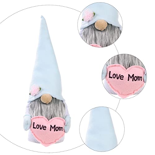 ABOOFAN 2 peças decoração barba azul mãe decoração boneca sueca adorável elfo longo brinquedo de coz