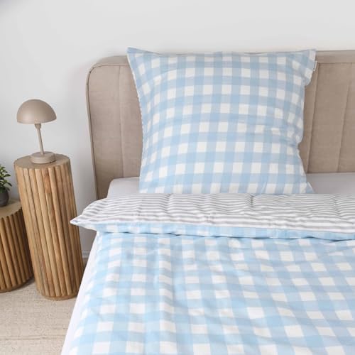 Linge de lit en flanelle de coton Tom Tailor de qualité supérieure pour lit simple
