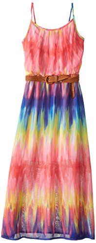 Amy Byer Big Girls' Printed Chiffon Maxi Dress