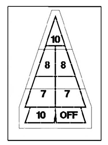 NEWSTRIPE 10001729 Playground Stencil,Shuffle Board,1/8