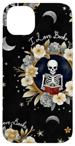 I Love Books Quiet Reader Book Lover Bookworm ���w �X�}�z�P�[�X iPhone 14 Plus �p