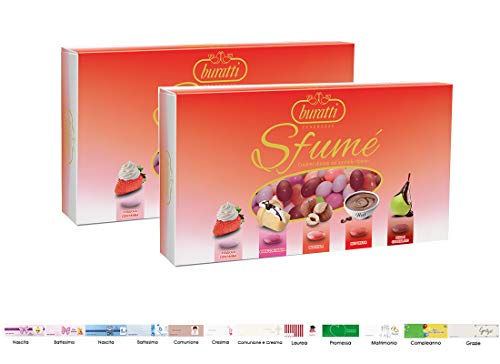 Buratti Confetti Sfumè Rosso 2 kg + 100
