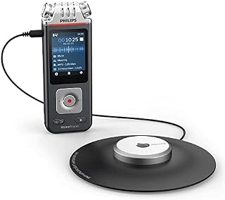 Philips DVT8110 Dyktafon Cyfrowy, Szary/Srebrny, 8 GB