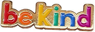 Be Kind LGBTQ+ Love is Love Cute Rainbow Metal Enamel Pin Badge