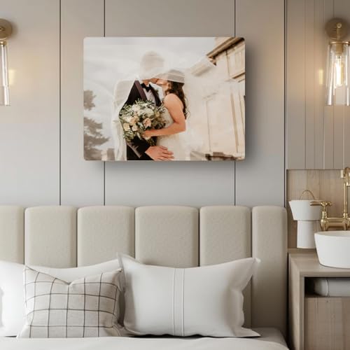 Impression sur toile de qualité supérieure avec cadre élégant pour salon - 6