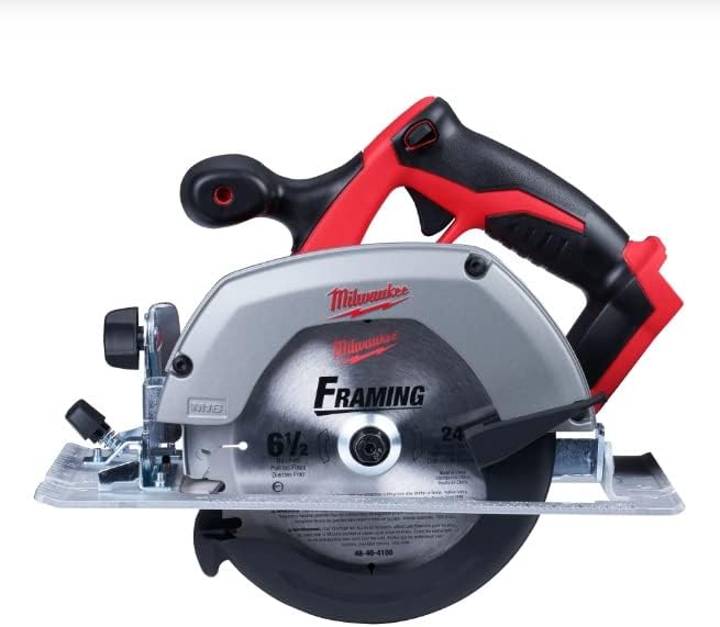 Milwaukee 2630-20 M18 Sierra circular inalámbrica de iones de litio de 6-1/2 pulgadas (solo herramienta) (renovada)