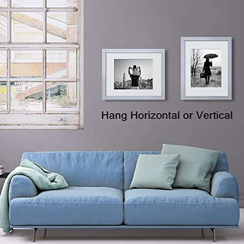 Vck 11×14 White Picture Frame With Mat For 8X10 Picture Set Of 5 Wall Hanging Wooden Frame With Real Glass For Artwork Documents Family Home Wall Gallery Multi Photo Frame #TOP5