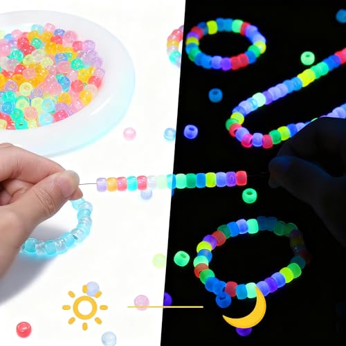 Perles Kandi 6 x 9 mm en 5 styles pour fabrication de bijoux DIY
