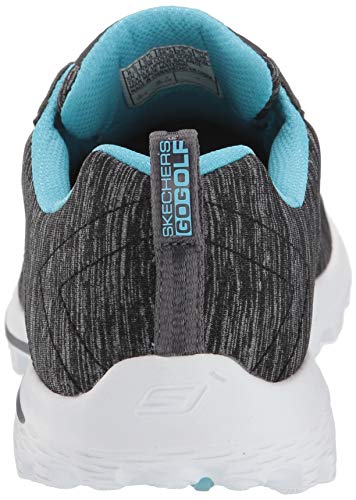 Skechers Go Golf Women's Go Walk Sport Relaxed Fit Golf Shoe, Black/Blue, 5.5 M Us #TOP2