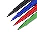 Paper Mate® Flair® Porous-Point Pens, Medium Point, 1.0 mm, Assorted Ink Colors, Pack Of 4 Pens