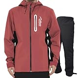 [アラシヤマ] ゴルフ レインウェア メンズ 上下セット バイクのカッパ レインスーツ マウンテンパーカー golf 登山 [防寒・防水・防風] アウトドア ウィンドブレーカー 釣り 自転車 通勤用