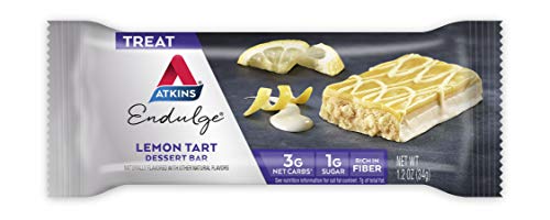 Atkins Endulge Treat Tart Dessert Bar, 1.2 Oz (Pack Of 5), Lemon, 1 Count #TOP1