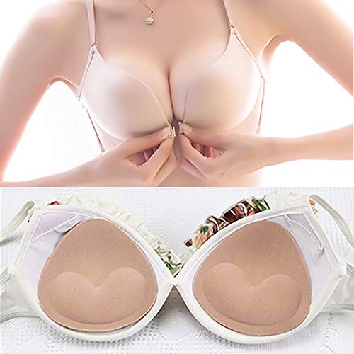 Image of Bra Pad Breast Enhancers, Triangle Silicone Bra Insert Waterproof Bra enhancement for Swimsuit Bikini Sport Bra