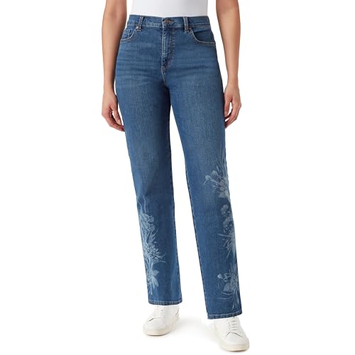 Image of Gloria Vanderbilt Womens Amanda Classic High Rise Tapered Jean Petite
