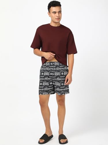 Image of Bewakoof Men's Cotton Modern All Over Printed Boxer Shorts