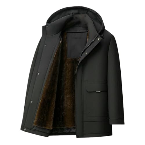 Veste d'hiver homme mi-longue pour affronter le froid urbain
