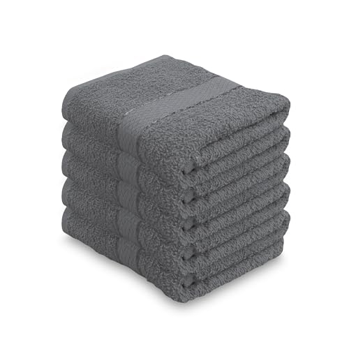 Opiniones y reviews de De toallas de mano de esta semana. 47 GILA Toalla para Manos de Algodón Essentials I Paquete de 5 Toallas para Baño Color Gris (70 x 40 cm)