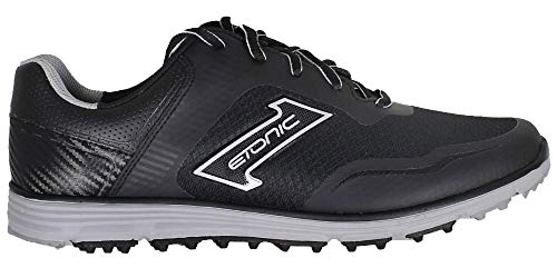 Etonic Stabilite Sport Spikeless Golf Shoes Black/Gray Size 10 Medium