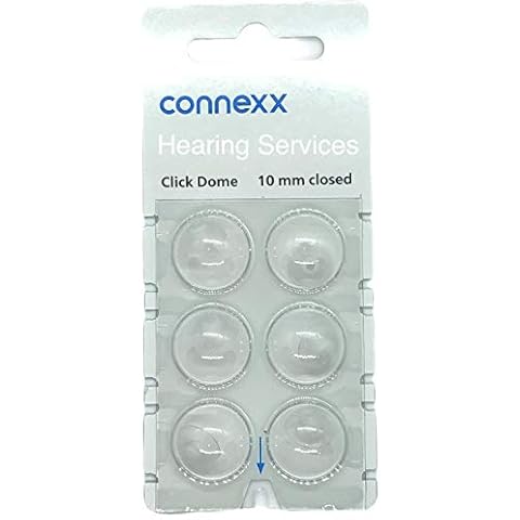 Connexx Accessories Siemens / Rexton Click Domes (6 domes) NEW Blister Pack (10mm Closed) Cover