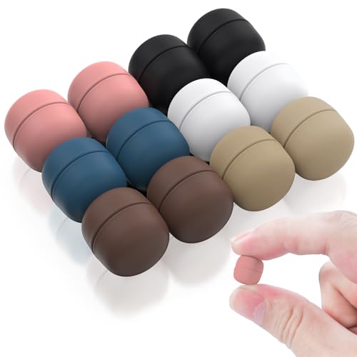 Evnlo 12 Pairs Strong Hijab Magnets Pinless Hijab Pins for Women Multi Use Magnetic Pins for Scarf Shirts Dress and Clothes