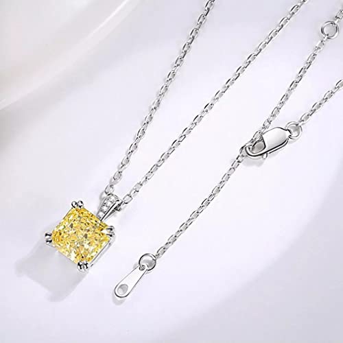 SBHXTDM Ice Crushed Cut Moissanite Pendant Necklace