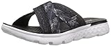 Radikal leicht. Skechers Damen On-the-go 400 Plateausandalen, Schwarz (BKW), 37 EU
