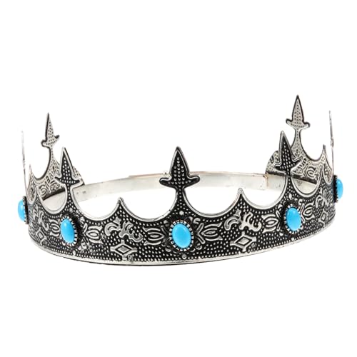 PENIKOKO Vintage para Hombre con Azul Ligera y Resistente Accesorio para Disfraces y Actuaciones Diadema de para Adultos Eventos y Cosplay