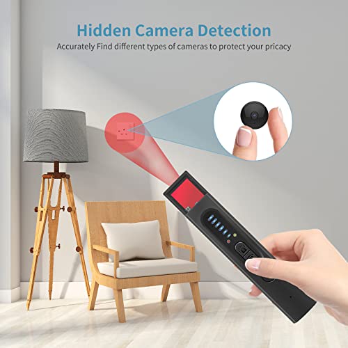 WRIGGY Hidden Camera Detector Pocket Sized Anti Spy / Bug Sweeper