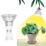 DOMMIA Grow Light Bulb, Full Spectrum Plant Light for Indoor Plants, GU10 LED Grow Lights, Lightweig